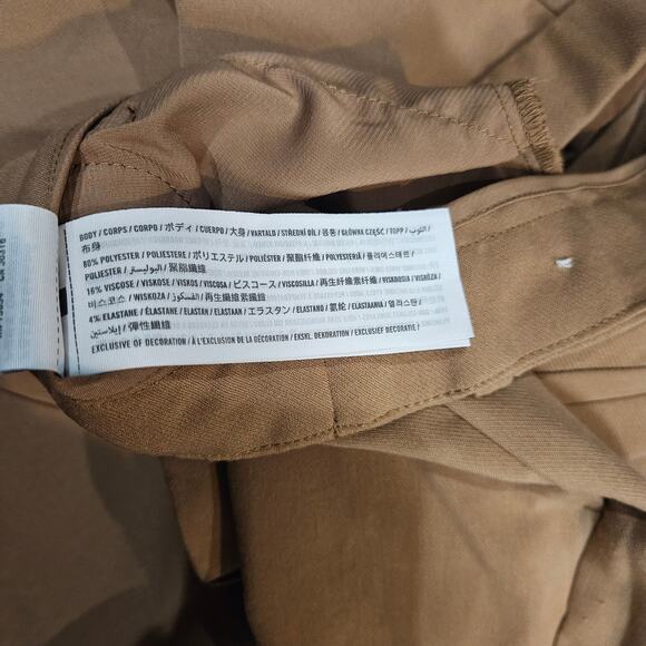 Abercrombie Tailored Relaxed Straight Leg Crossover Waist Pant Size 14 - Picture 8 of 9